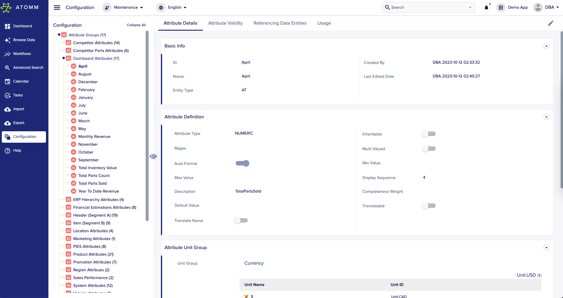 ATOMM - Product Data & Lifecycle Management Platform