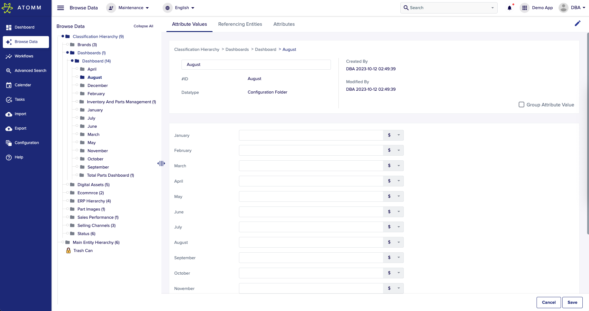 ATOMM - Product Data & Lifecycle Management Platform